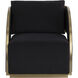 Baz Abbington Black / Napa Black Swivel Lounge Chair